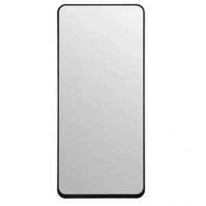 Зеркало в полный рост с закруглёнными углами в чёрной раме Smart XL Black (Смарт) Smal 60*160 см